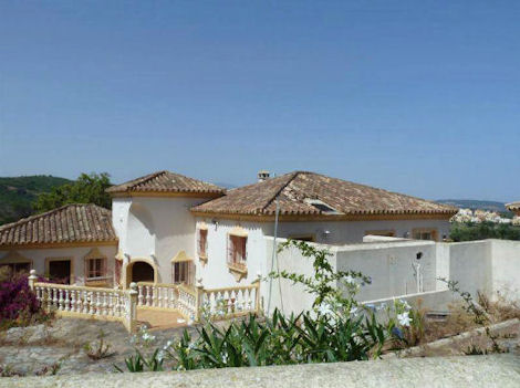 house viewed from behind